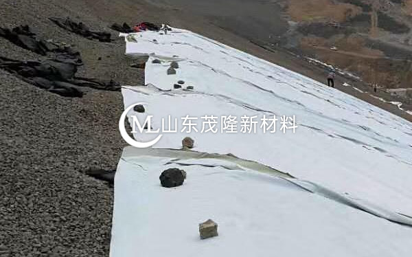 《銀西項目》排水板、復合土工膜施工